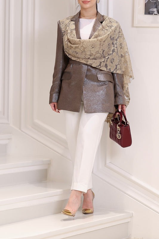 Blazer dentelle