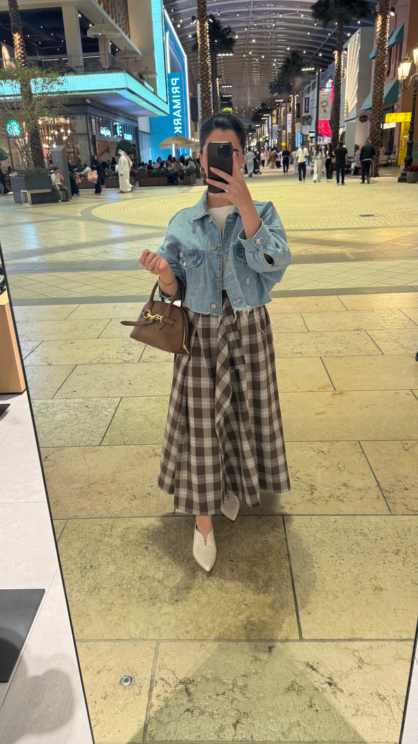 Vintage Plaid Skirt